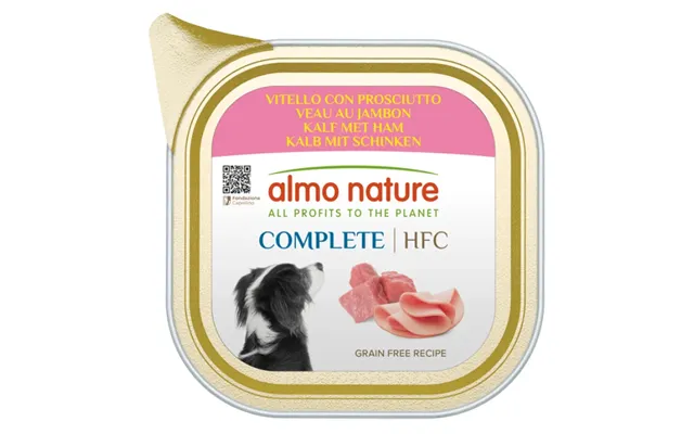 Almo Nature Hfc Dog Compl Veal With Ham 150g product image