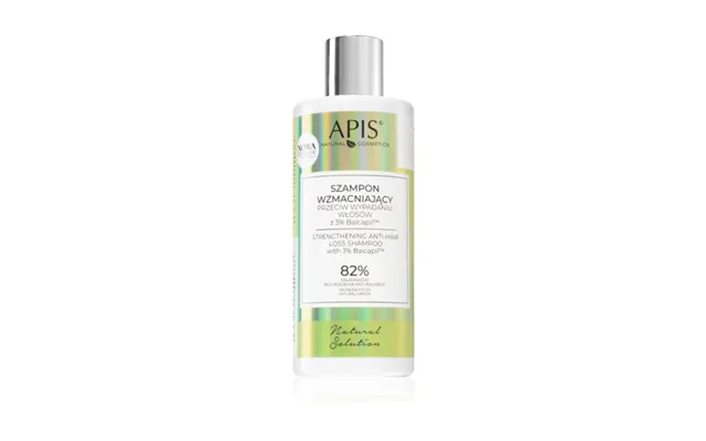 Apis Natural Cosmetics Solution Naturale 3% Baicapil Strengthening Shampoo Against Hair Loss 300 Ml