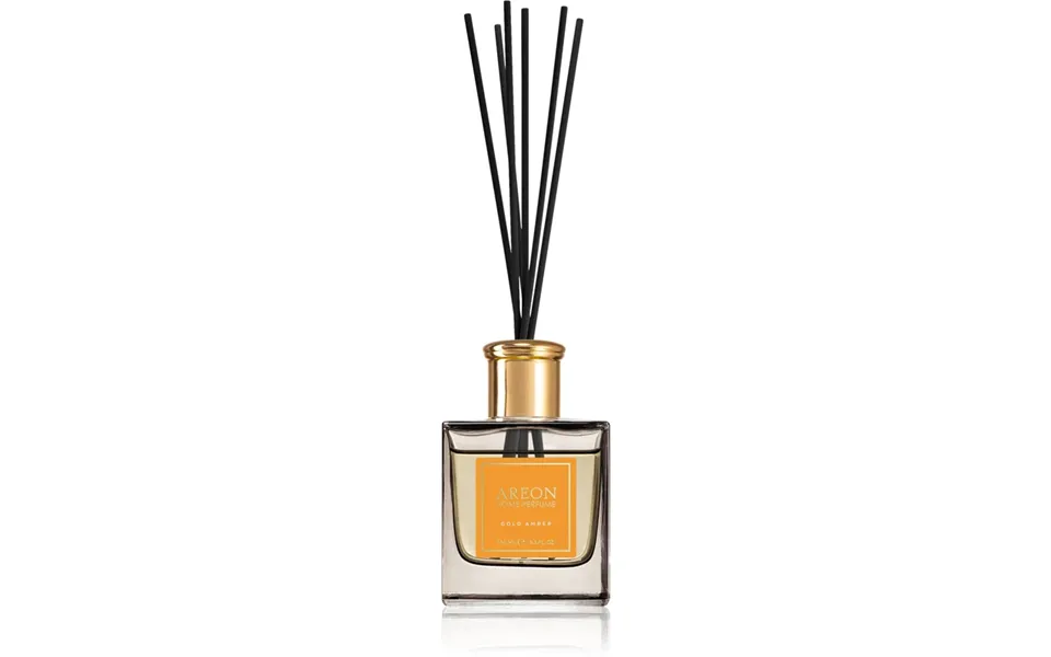 Areon Home Black Gold Amber Aroma Diffuser With Refill 150ml
