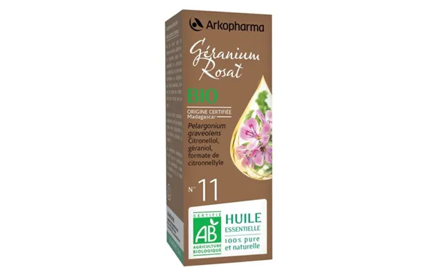 Arkopharma Arkoessentiel Essential Oil N 11 Organic Rose Geranium Pelargonium Graveolens 5ml