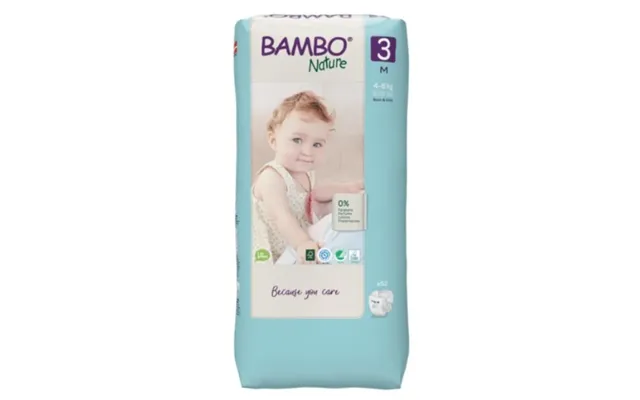 Bambo Natura Diapers M Size 3 From 4 To 8 Kg X52