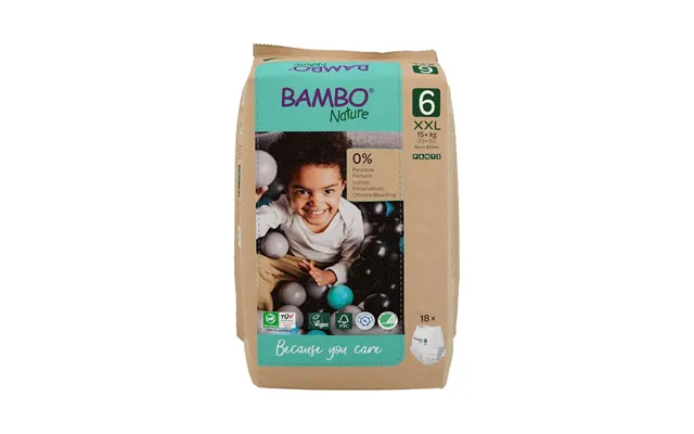 Bambo Natura Diapers Panties Size 6 18kg X18