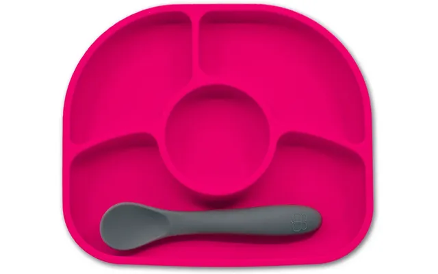 Bblüv Yümi Pink Divided Plate