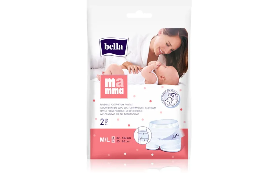 Bella Mamma Basic Postpartum Panties Size M L 2 Pcs