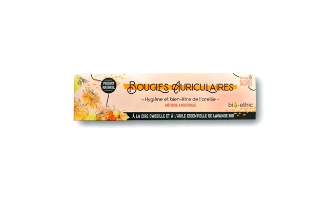 Bio-ethic Ear Candles Natural Range Bio Box Of 6 Candles