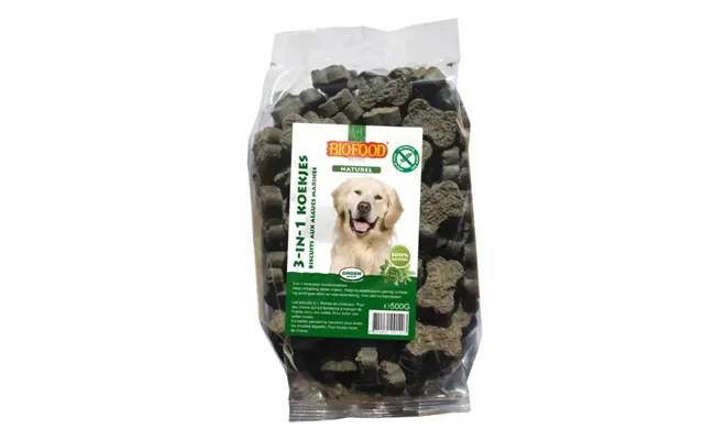 Biofood 3 In 1 Biscuits With Algae For Dogs 500g product image