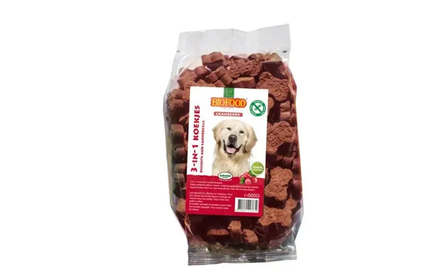Biofood 3 In 1 Biscuits With Blueberry For Dogs 500g product image