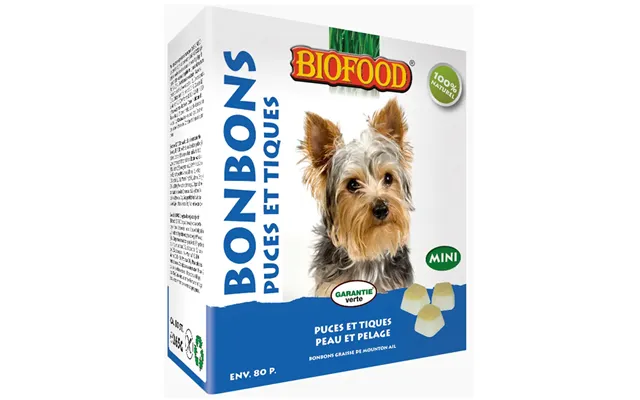 Biofood Anti Flea And Tick Candy Mini Sheep Fat And Garlic Dog 80 Pieces product image