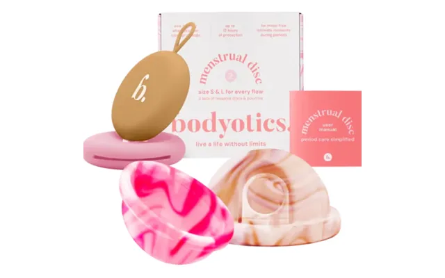 Bodyotics Deluxe Soft - Beige And Pink Menstrual Disc 2 Pieces product image