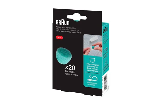 Braun Manual Nasal Aspirator Refill 20units For Children