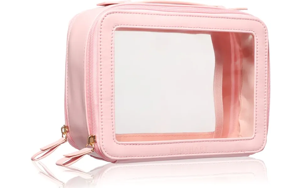 Brushart Accessori Make-up Transparent Makeup Case Pink 1pcs