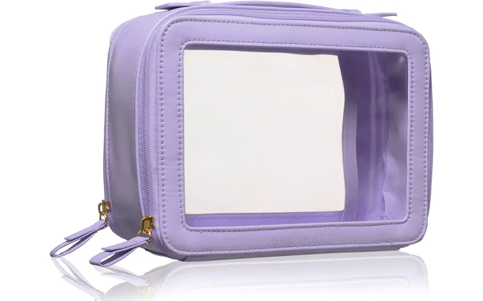 Brushart Accessori Transparent Make-up Case Makeup Case Purple 1pcs