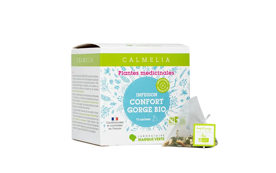 Calmelia Infusion Comfort Organic Throat 15 Infusions