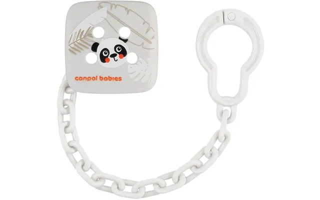 Canpol Babies Babiesboo Soothers Holder Panda Pacifier Chain product image