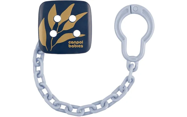 Canpol Babies Gold Soothers Holder Pacifier Chain Blue product image