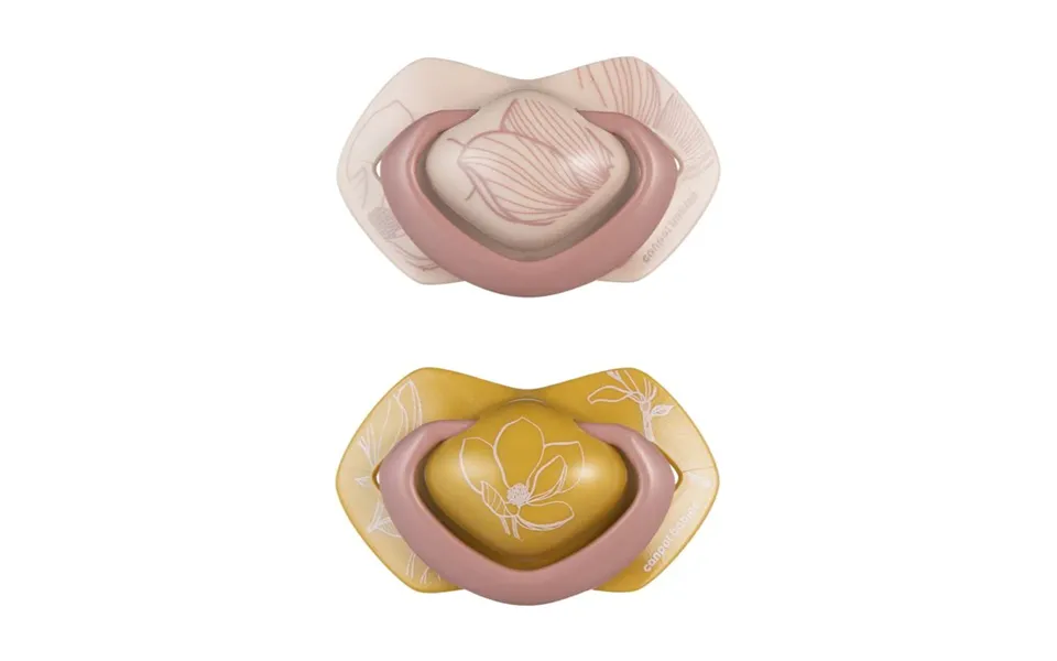Canpol Babies Light Touch Gold Pacifier 6-18m Pink 2 Pcs