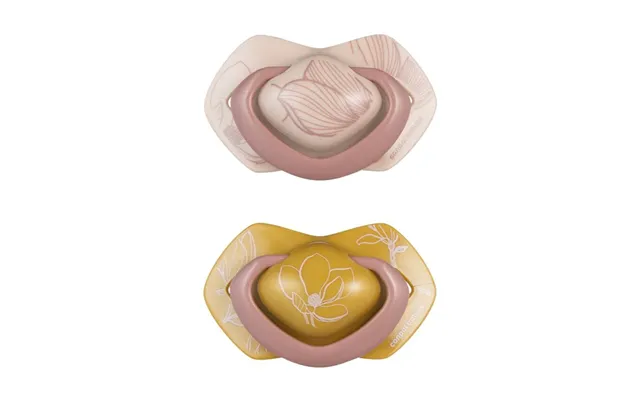 Canpol Babies Light Touch Gold Pacifier 6-18m Pink 2 Pcs product image