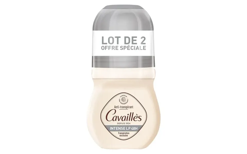 Cavaillès Intenso Lp 48h Excessive Sweating Deodorant Rollon 2x50ml