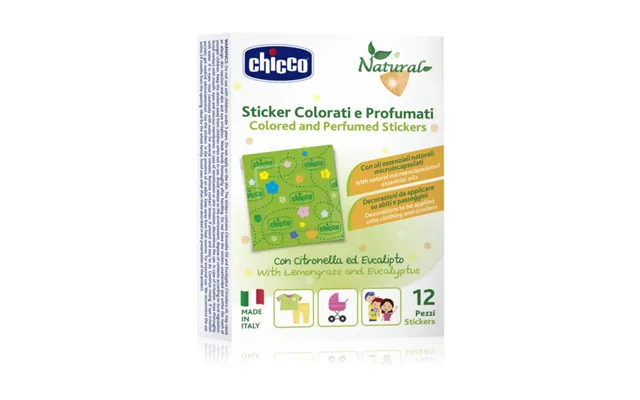 Chicco Natural Colored And Perfumed Stickers Insect Patches 3y 12pcs product image