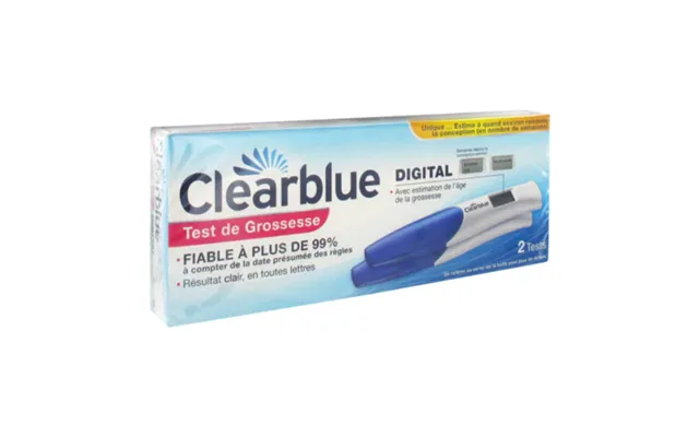 Clearblue Digital Pregnancy Test With Pregnancy Age Estimator X2 product image
