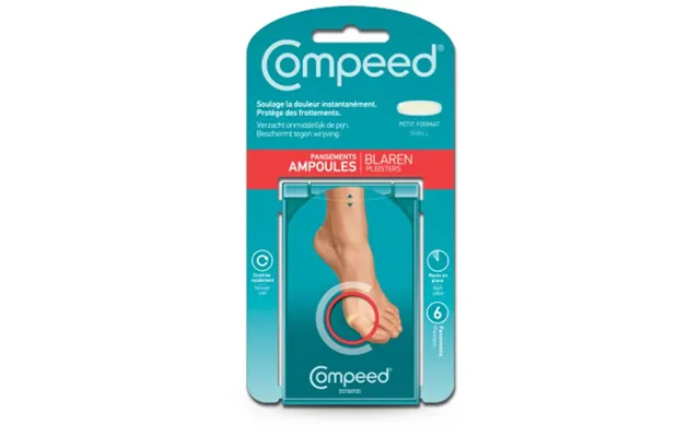 Compeed Bandages Side Foot Dressings Small Size 6 Dressings product image