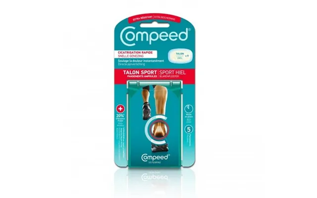 Compeed Extra Resistant Sports Heel Plasters 5 Plasters product image