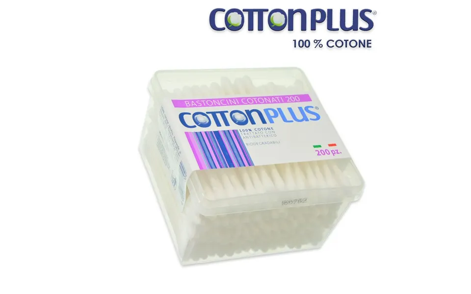 Cotton Plus 200 Cotton Swabs