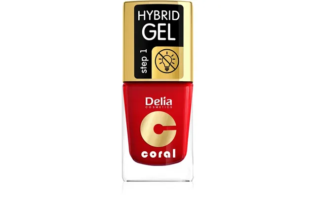Delia Cosmetics Coral Nail Polish Hybrid Gel Polish Color 01 11 Ml product image