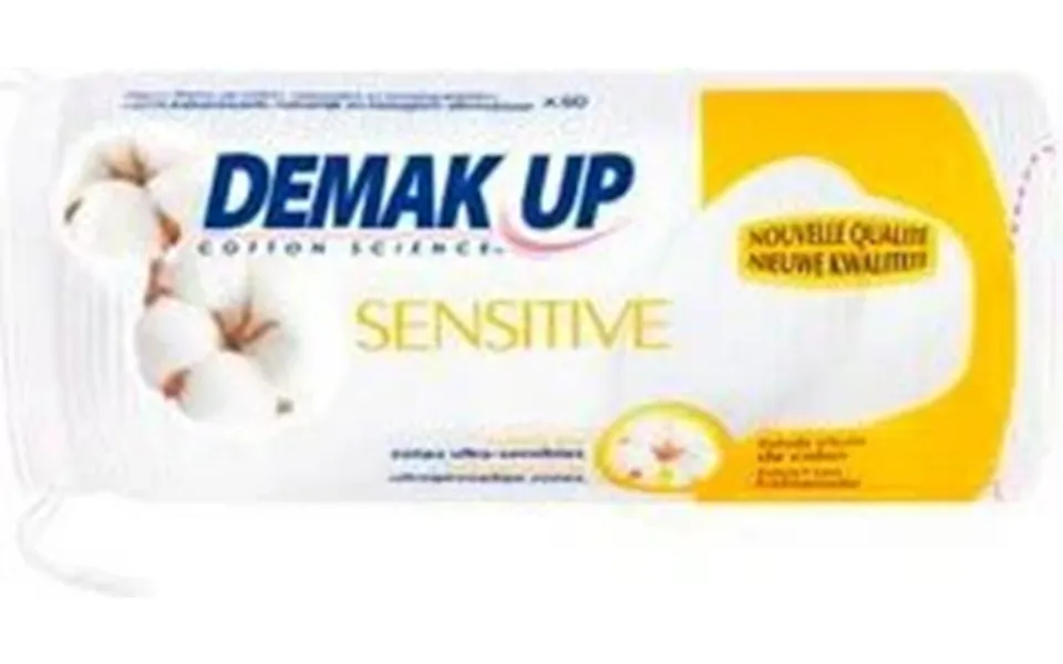 Demak Up Sensitive Oval Cotton Make-up Remover Pads 60 Pieces