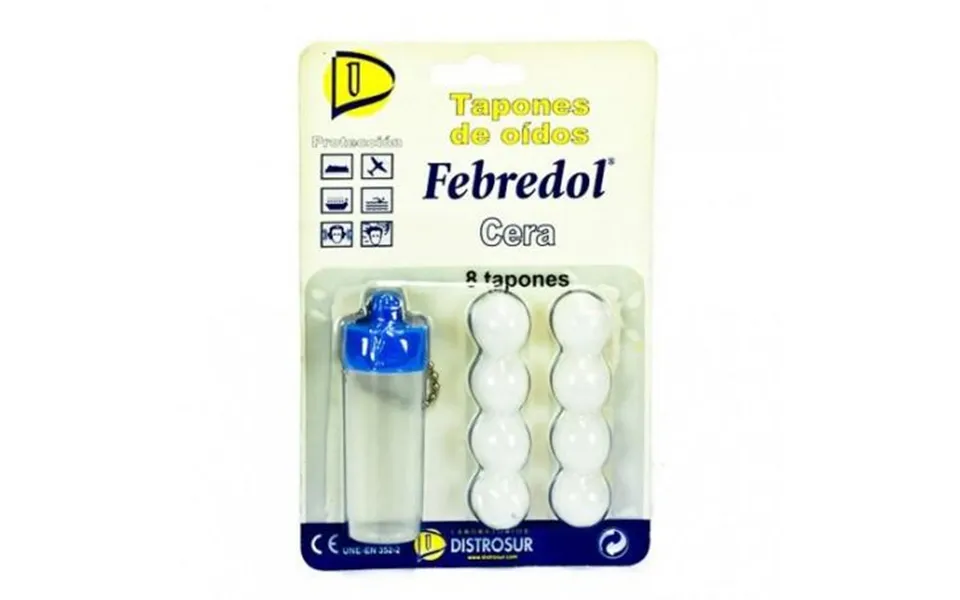 Earplugs Wax 8 Units Febredol