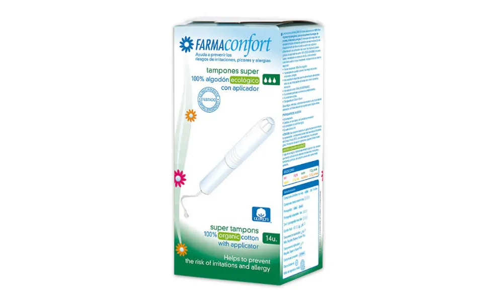 Farmaconfort Cotton Pads With Applicator Super Size 14 Units