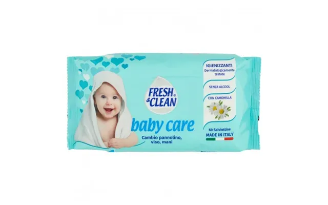 Fresh&clean Baby Care Sanitizing Wipes 60 Pieces product image