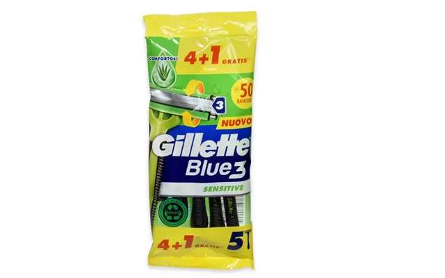 Gillette Blue 3 Sensitive 4 Pcs 1 Free product image