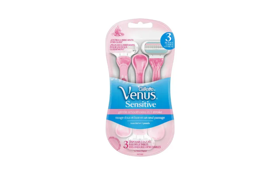 Gillette Venus Sensitive Disposable Razors X3