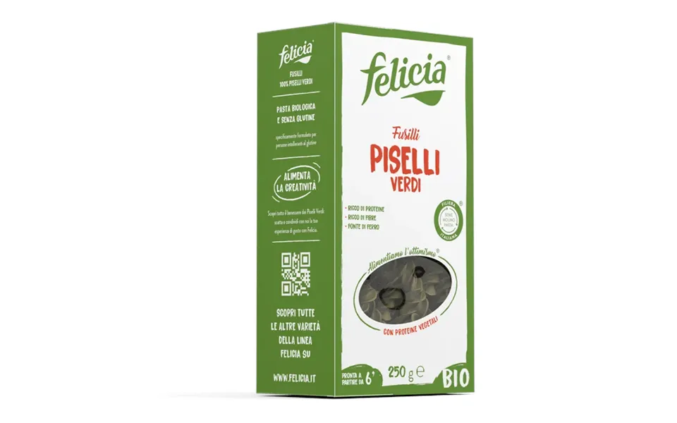 Green Pea Fusilli Felicia 250g
