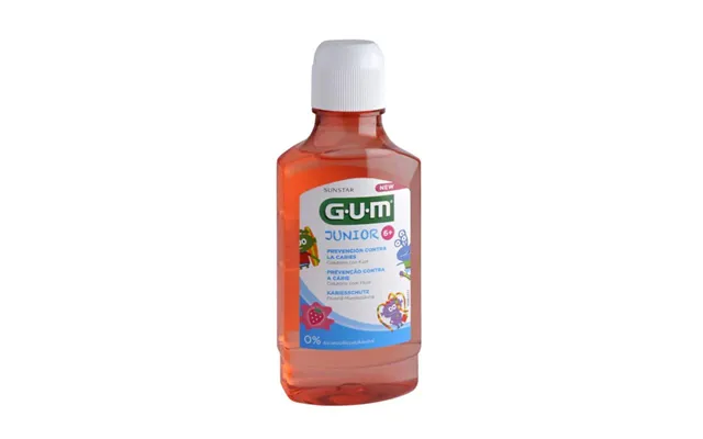 Gum Junior Mouthwash Strawberry Flavor 6 Years 300ml product image