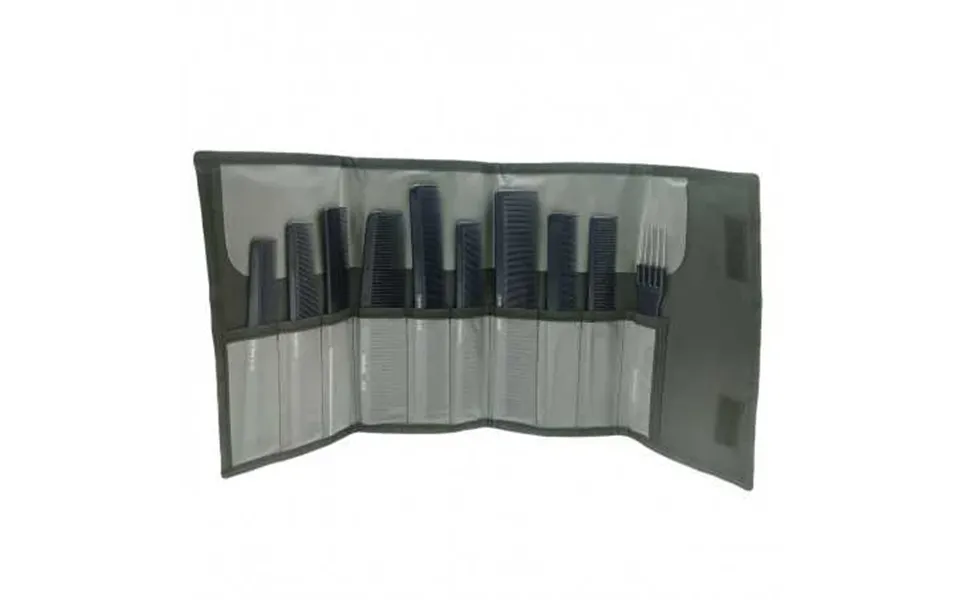 Hair Comb Set Fox Nano In Case 10 Pcs