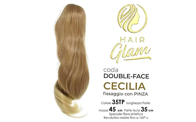 Hair Glam Cecilia Double Face Ponytail With Fiber Clip 613 27 Revolution