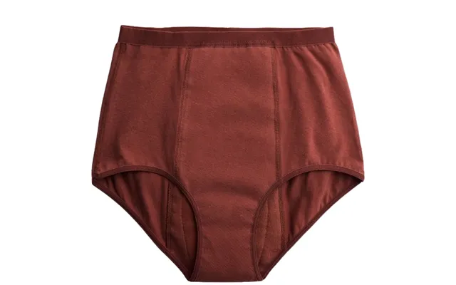 Imse High Waisted Menstrual Panties Rust Red - Medium Cycle Xs