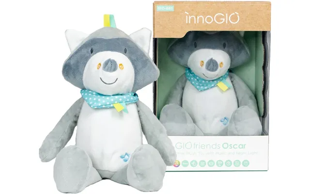 Innogio Giofriends Interactive Plush Toy Bedtime Doudou With Oscar Melody product image