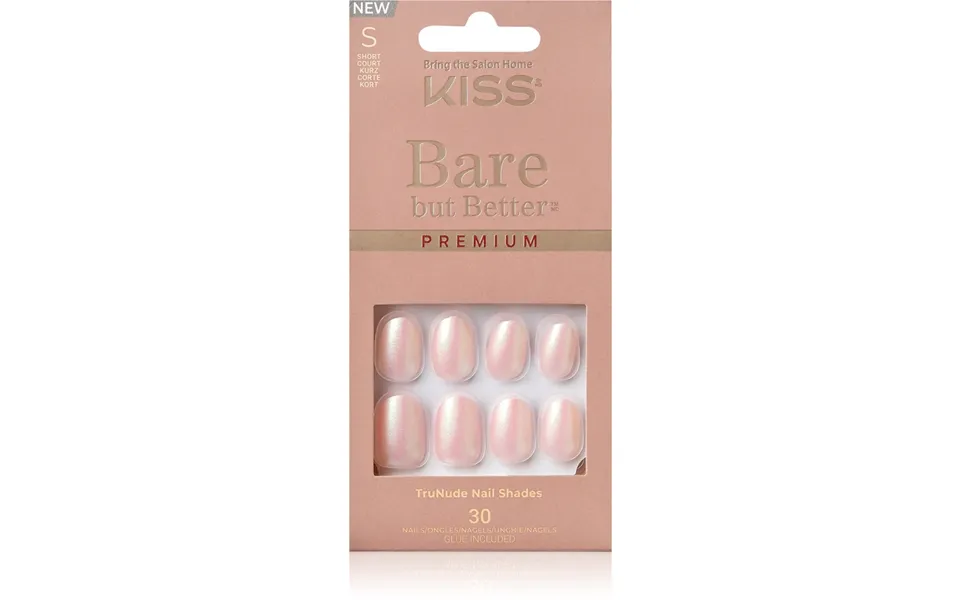 Kiss Bare But Better Premium False Nails Mocha 30 Pieces