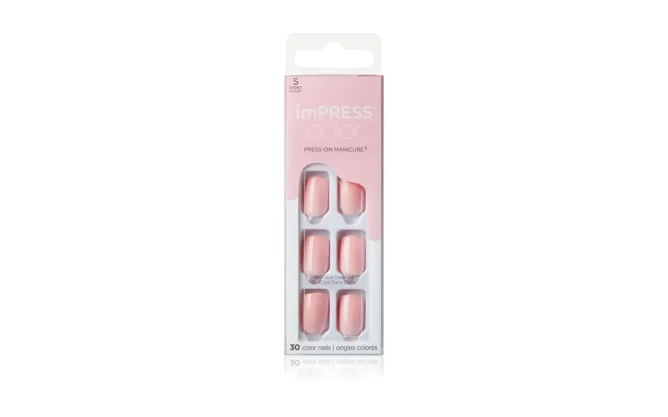 Kiss My Face Pink Nails Impress Color Pick Me 30 Pieces