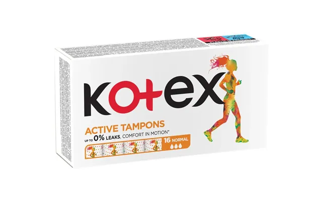 Kotex Active Normal Tampons 16 Pieces product image