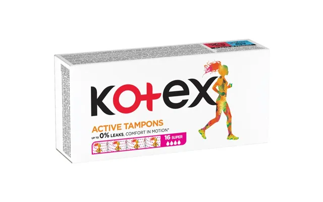 Kotex Active Super Swabs 16 Pieces product image