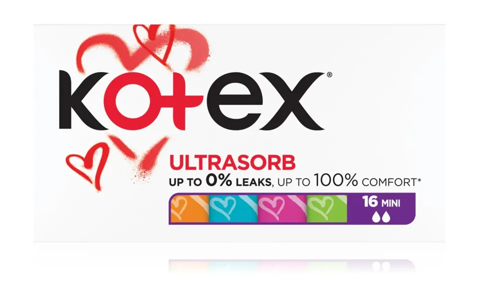 Kotex Ultra Sorb Mini Swabs 16 Pieces
