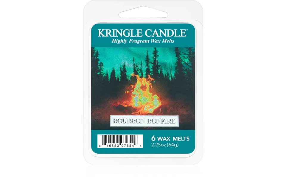 Kringle Candle Bourbon Bonfire Lamp Wax Aromatica 64 G