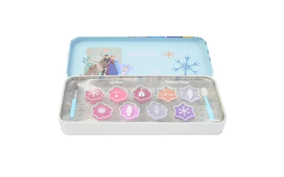 Lip Smacker Frozen Lip & Face Makeup Case Tin - Elsa And Anna 1 Unit