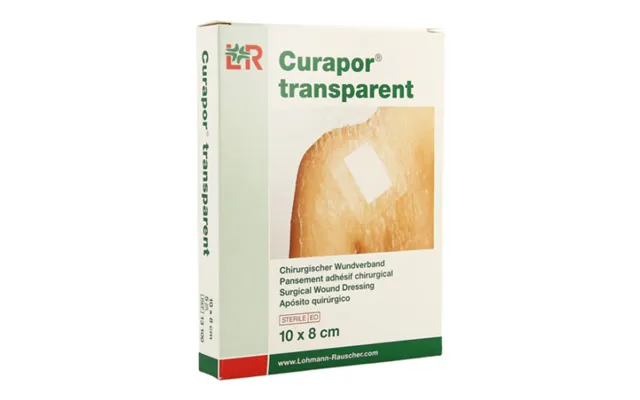 Lohmann Rauscher Curapor Sterile Transparent Plasters 10cm X 8cm Pack Of 5 product image