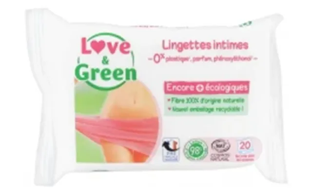 Love&green Toilet Intima 20 Soothing Soothing Wipes