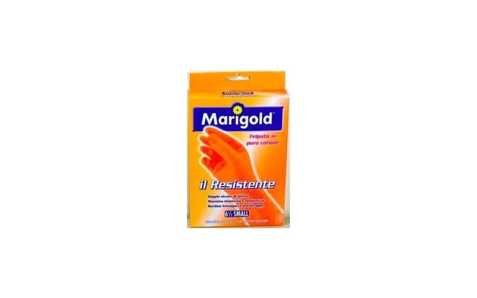Marigold Resistant Latex Gloves Lined With Cotton For Domestic Use Medium Size Promotion